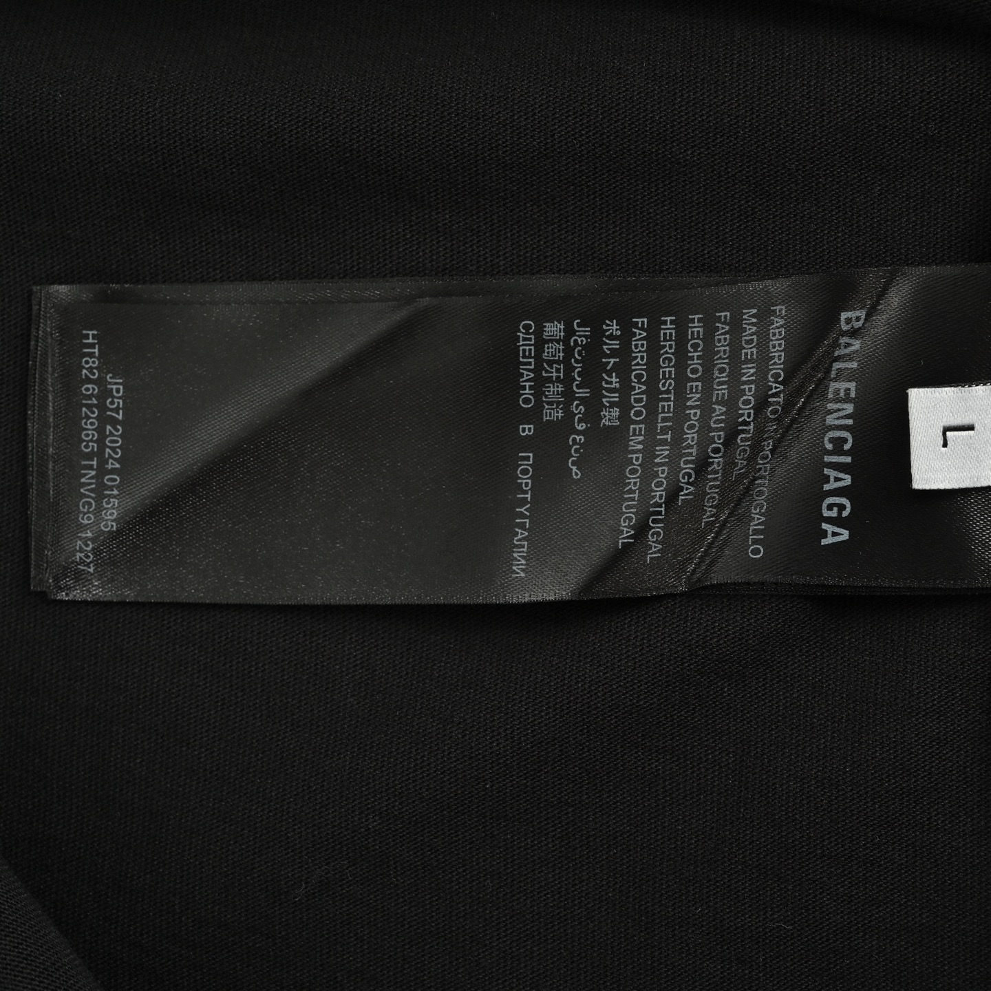 Balenciaga 25ss Lamborghini co-branded embroidered short sleeve