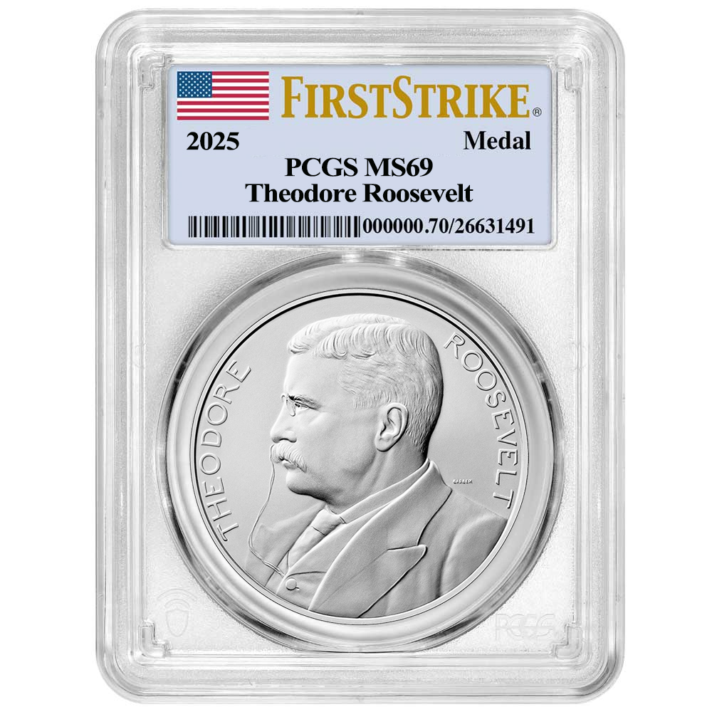 Theodore Roosevelt Presidential Silver Medal