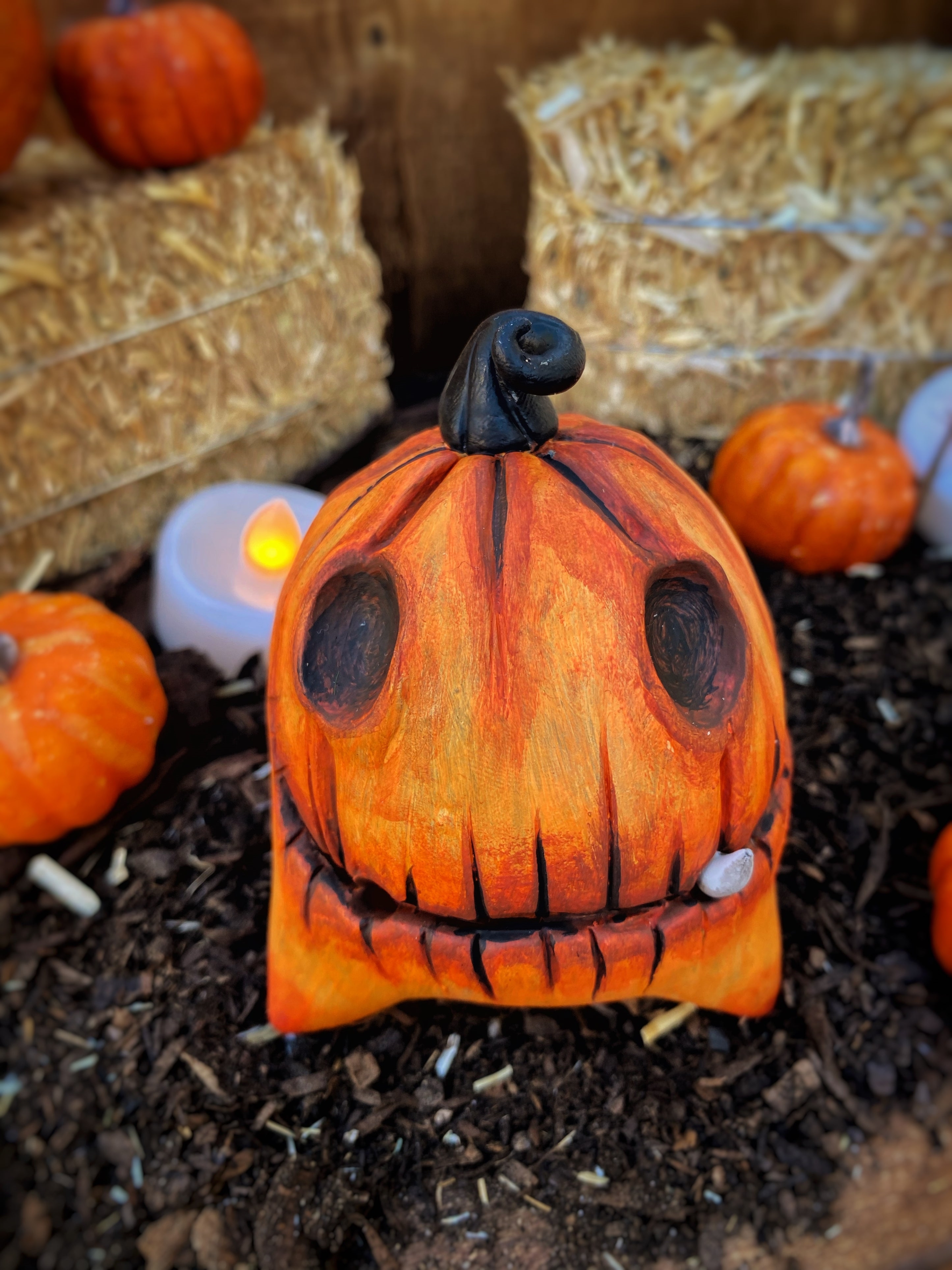 💥Daily Sales of 1000+🔥Puppy Pumpkin 🎃 Sculpture