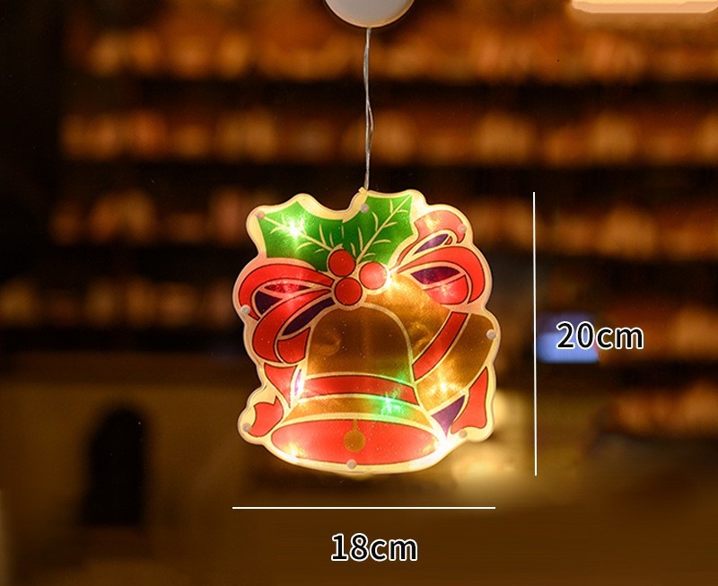 New painted suction cup led lights for Christmas