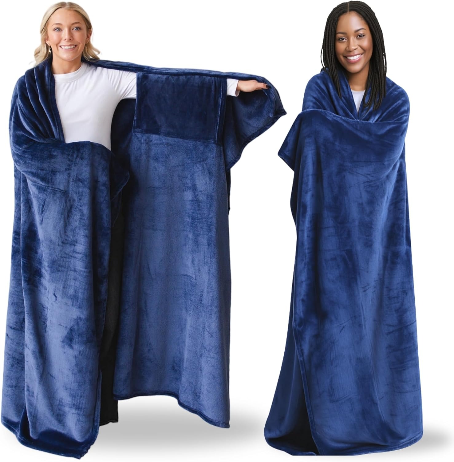 ✨Last Day 50% OFF✨Wearable Blanket with Sleeves, Top Christmas Gifts