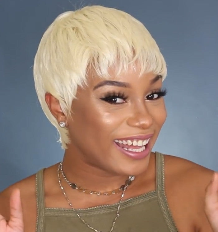 Luna wigs Short Pixie Cuts Hair Wigs for African American Women