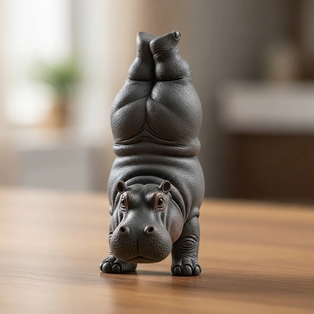 🦛✨Clumsy Yoga Master Hippo