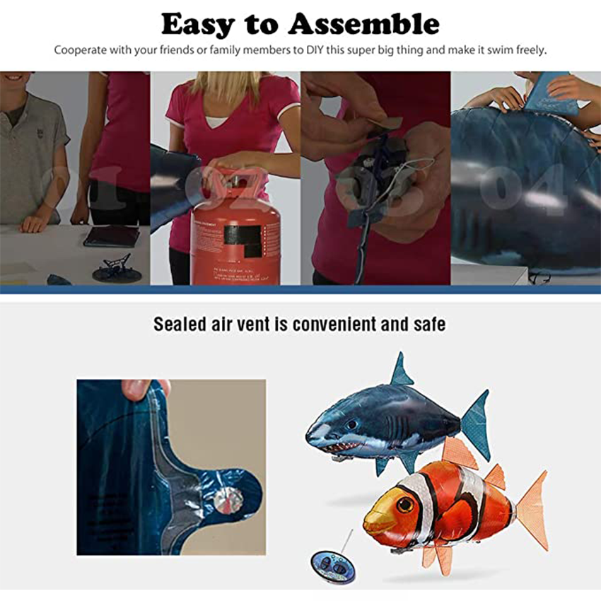 (🌲XMAS Hot Sale- 50% OFF)🎁Remote Control Flying Shark-🔥BUY 2 GET 5% OFF & FREE SHIPPING🔥
