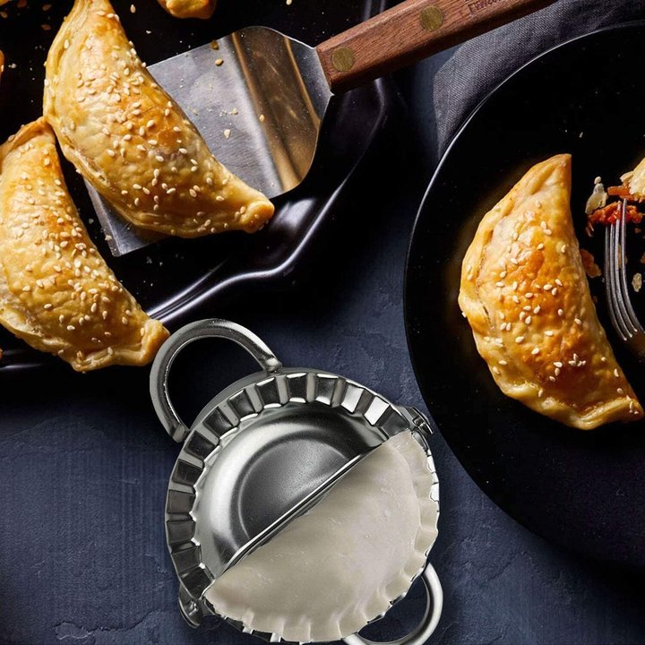 (🎇New Year Hot Sale)Stainless Steel Dumpling Mould Kit(SET OF 2PCS)-BUY 3 SETS  FREE SHIPPING