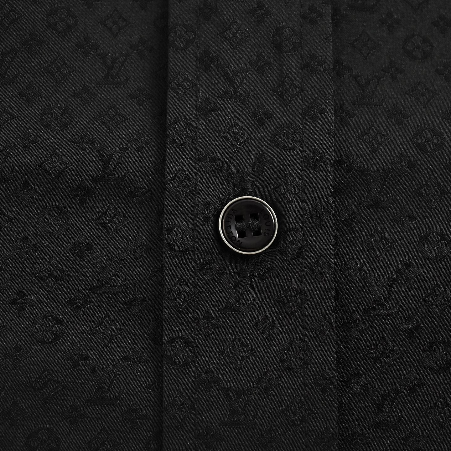 Louis Vuitton 25ss obscure monogram all-over jacquard shirt