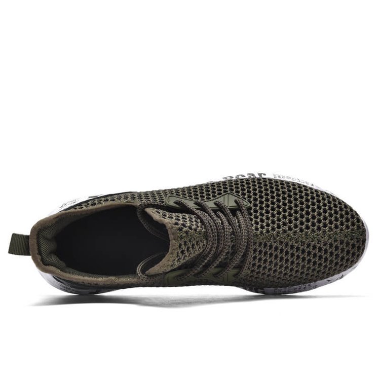 Men's Summer Graffiti Cutout Sneakers