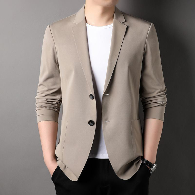 Men's Ice Silk Lightweight Suit Jacket