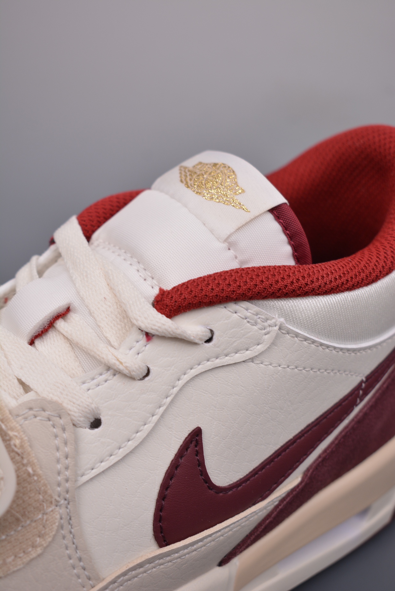 Nike Air Jordan Legacy 312 Low Off-White Burgundy  and Gold IB4712-161