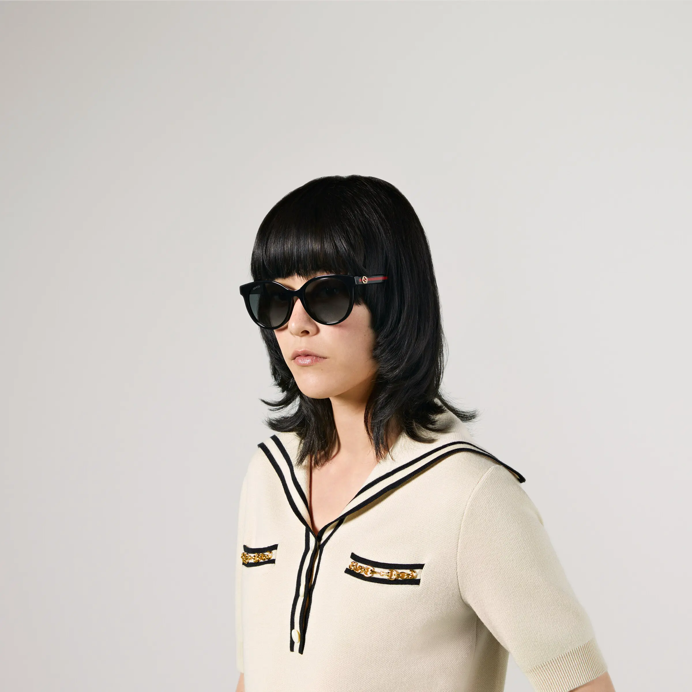 Gucci Round Frame Sunglasses