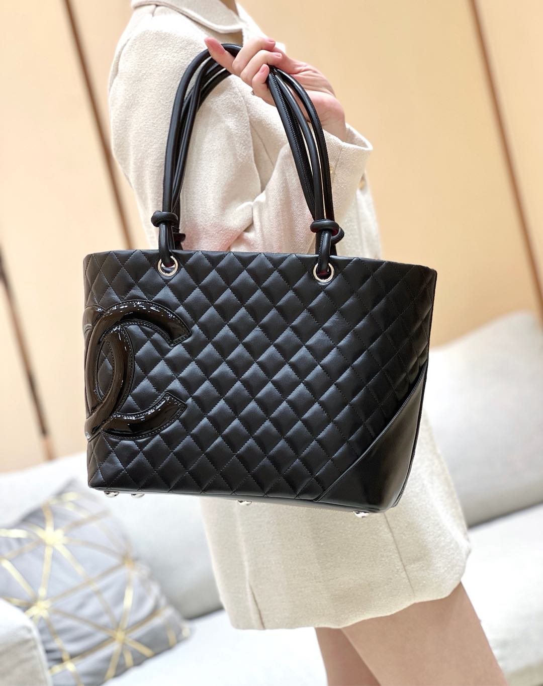 Chanel used Cambon tote A29795