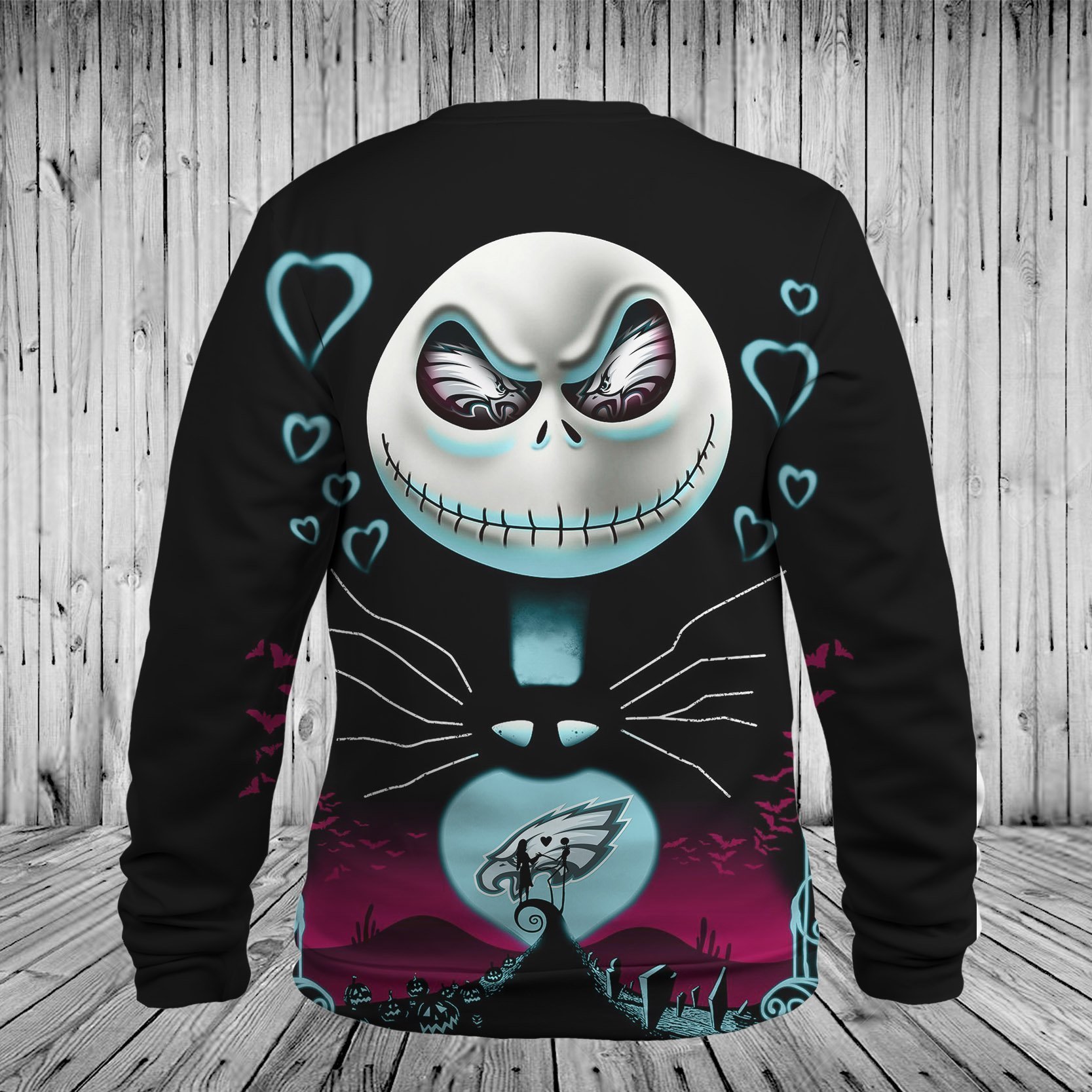 EAGLES HOODIE 3D CHR