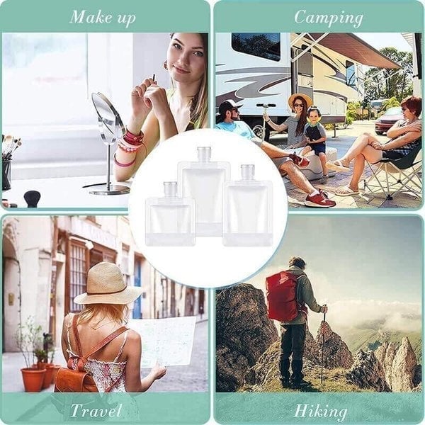 (🌷Summer SALE - 48% OFF) Portable Travel Fluid Makeup Packing Bag(10 Pcs)