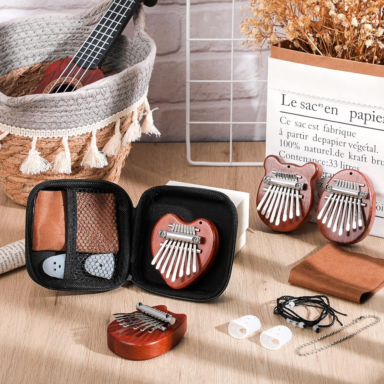 🔥Last Day Promotion - 49% OFF🔥8 Keys Mini Kalimba Thumb Piano -Buy 3 Get Extra 20% OFF & Free Shipping