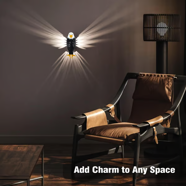 🎄🎁Christmas Pre-Sale 49% OFF🎅- Bald Eagle Wall Light with Remote Control