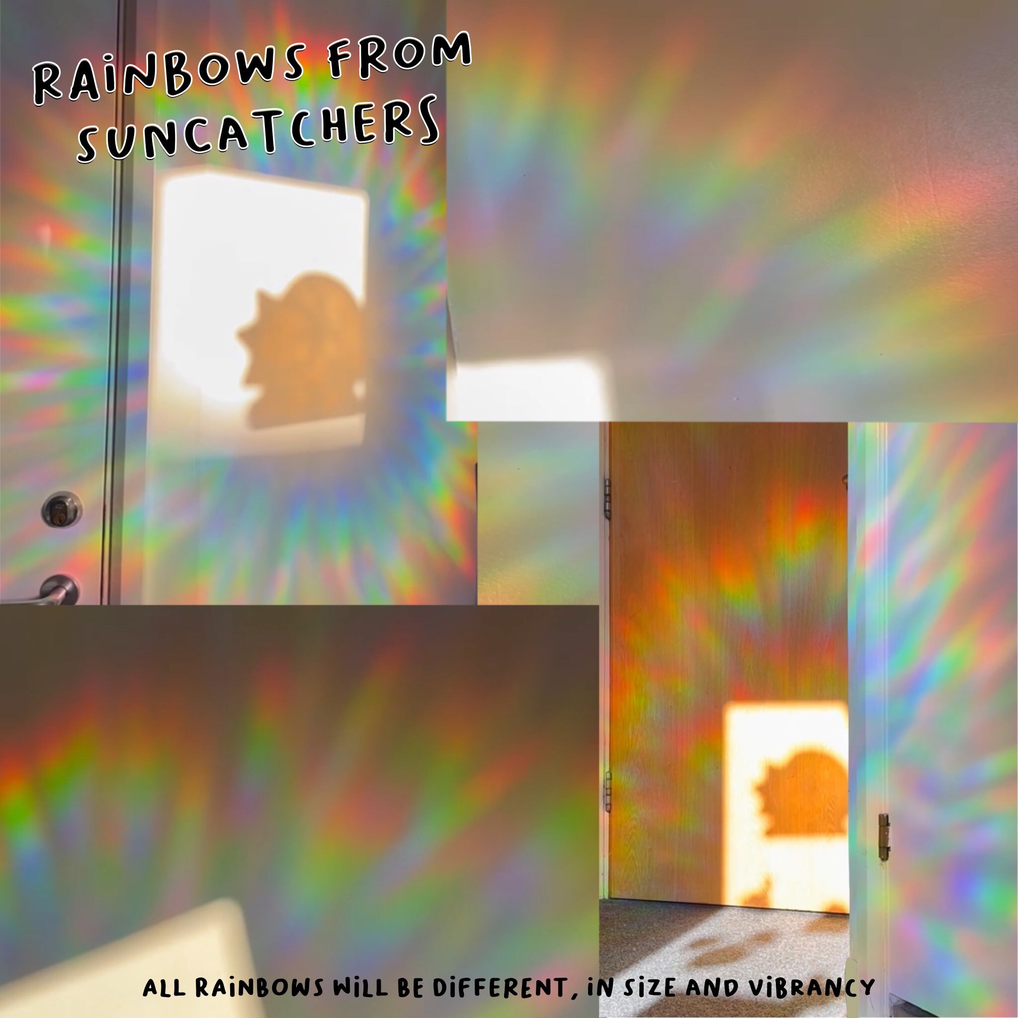 🎅2024 Christmas Promos🔥Window Art, Suncatcher Sticker, Rainbow Maker