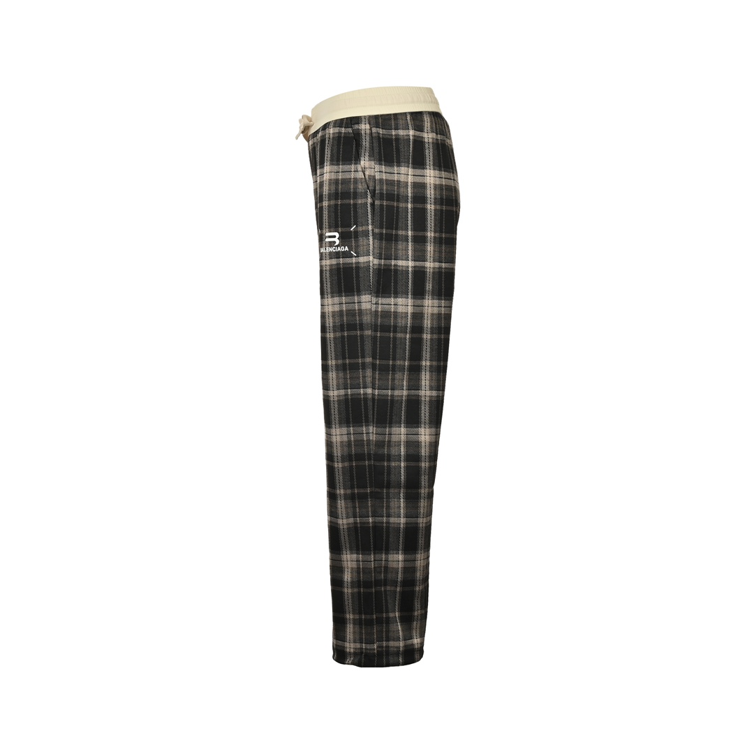 Balenciaga 24ss monogram check trousers