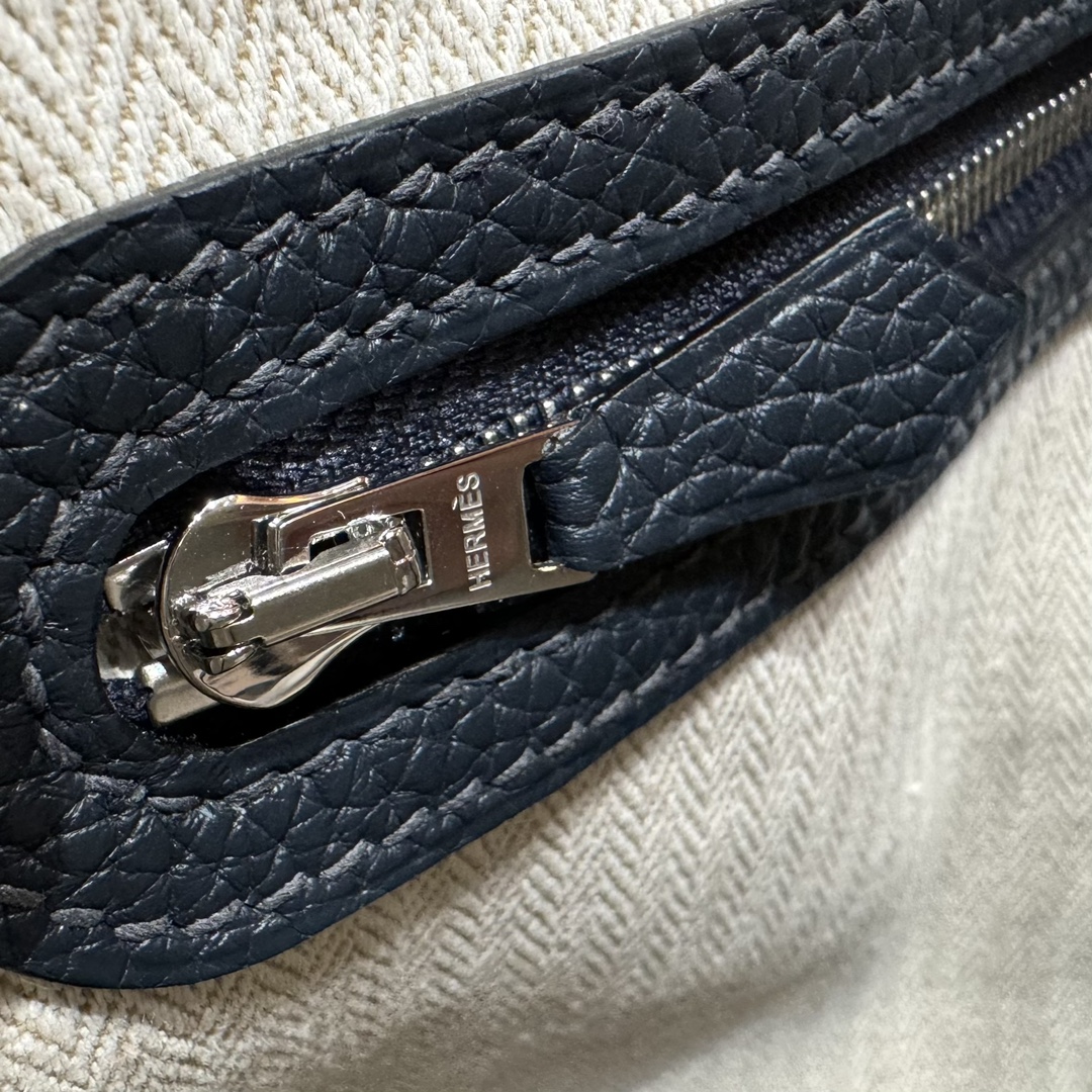 Hermes Garden party 30cm 76Blue indigo handbag (handmade to order)