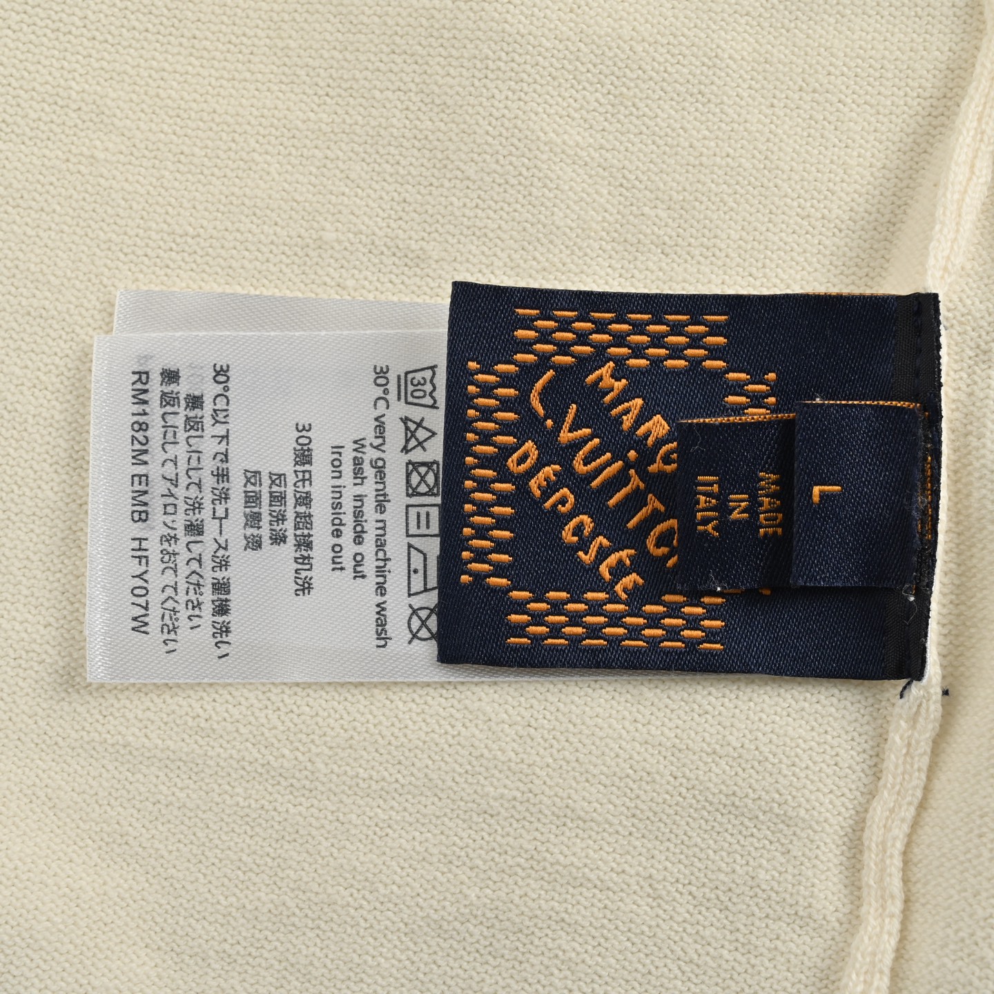 Louis Vuitton Tyler collaboration floral jacquard knit short sleeves