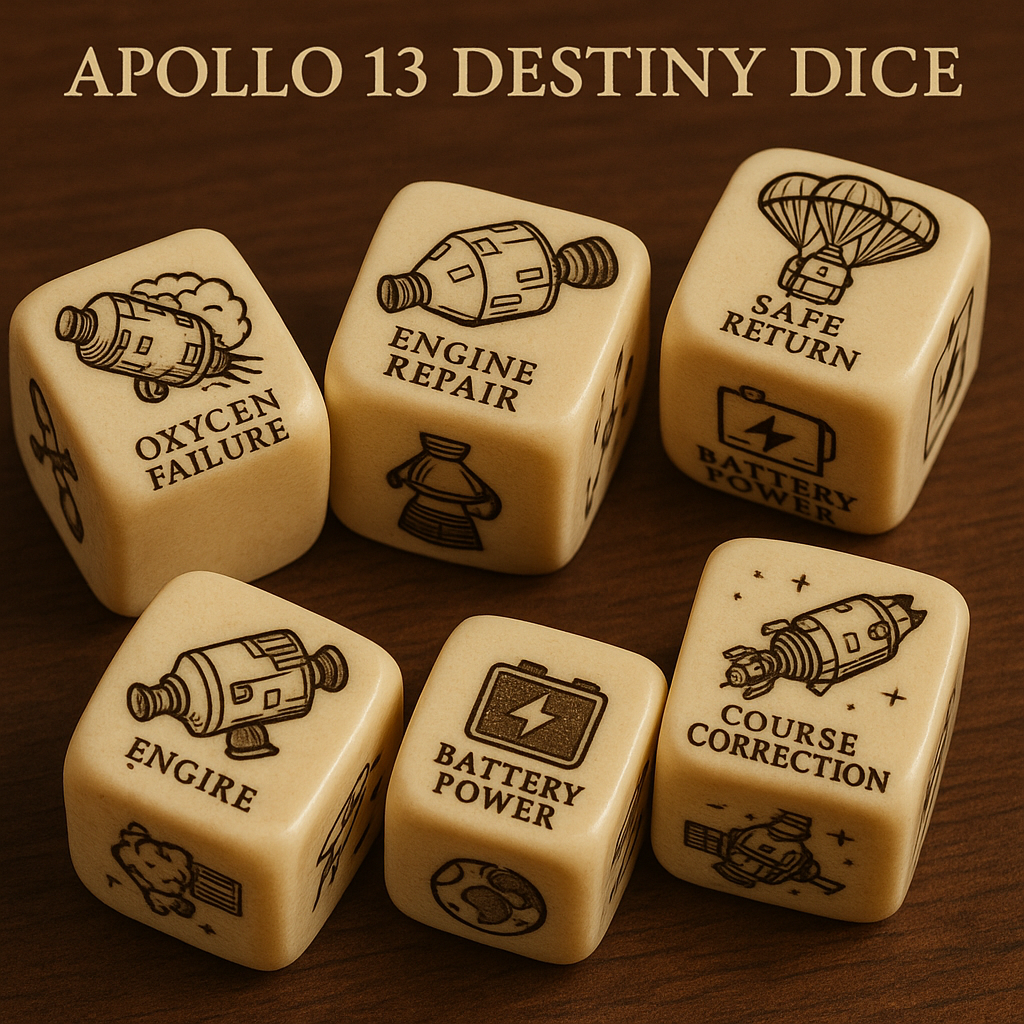 Apollo 13 Destiny Dice: Celebrating America's 250th Anniversary