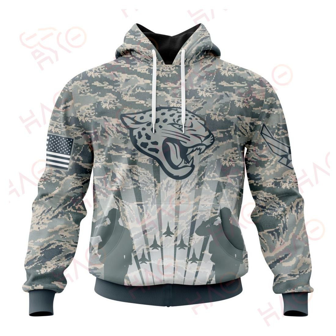 JACKSONVILLE JAGUARS 3D HOODIE US AIR FORCE