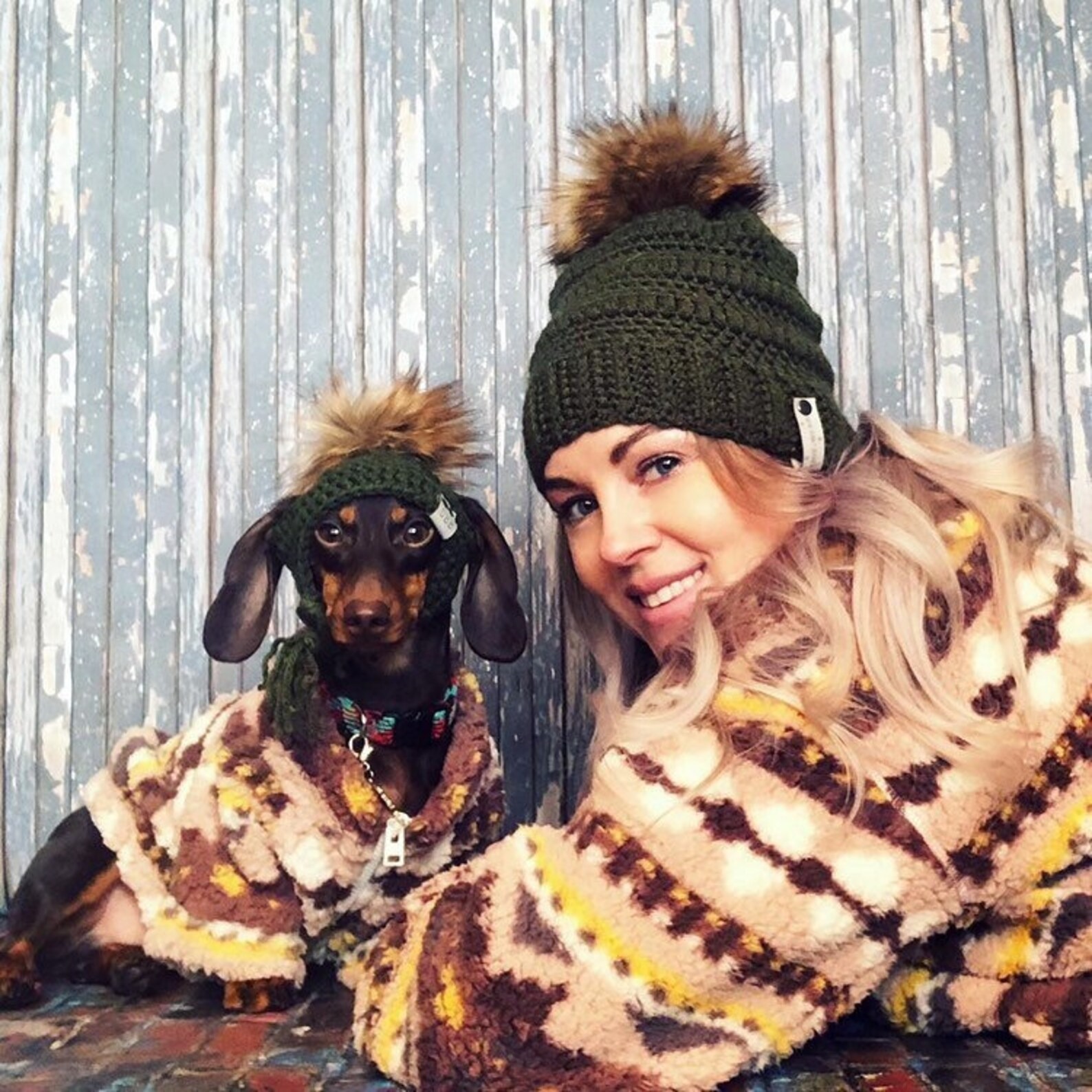 ⚡Flash Sale⚡Pet and Owner  Beanie Set