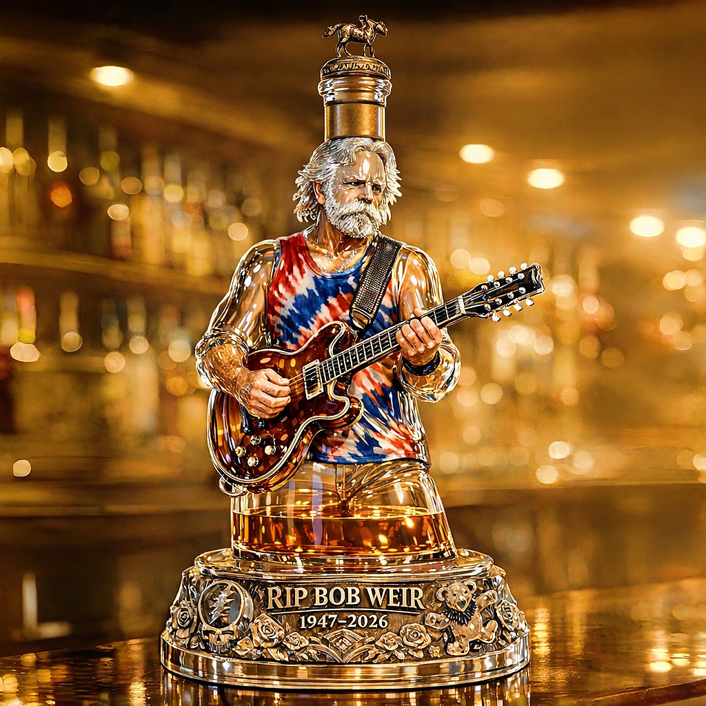 Bobby 1947-2026 Memorial Whiskey Bottle