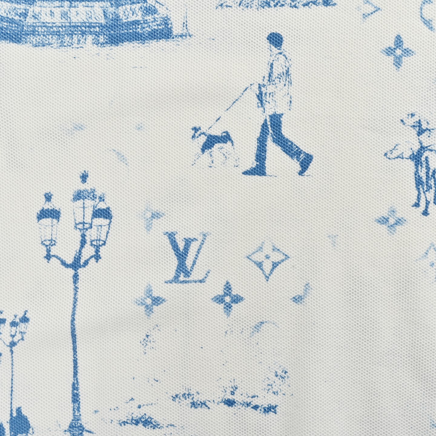 Louis Vuitton 25ss City Park Print Piqué Short Sleeve