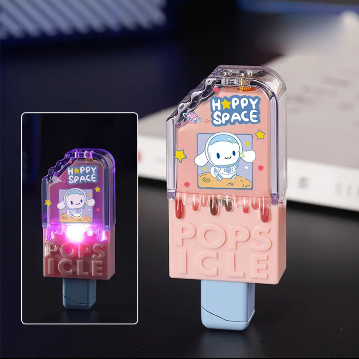 Ice cream shape lighter cute design gift for best friend