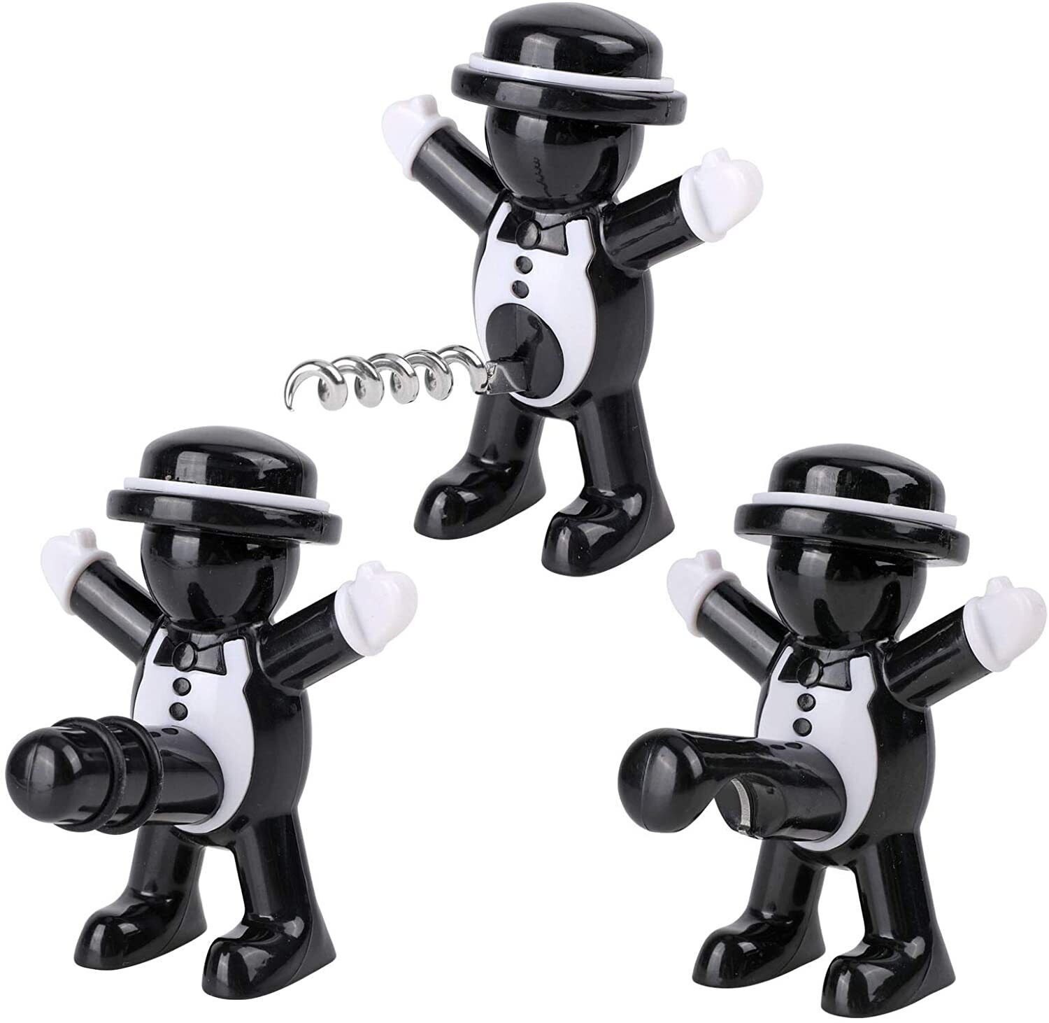 Funny Red Man  Wine Bottle Stopper Bottle