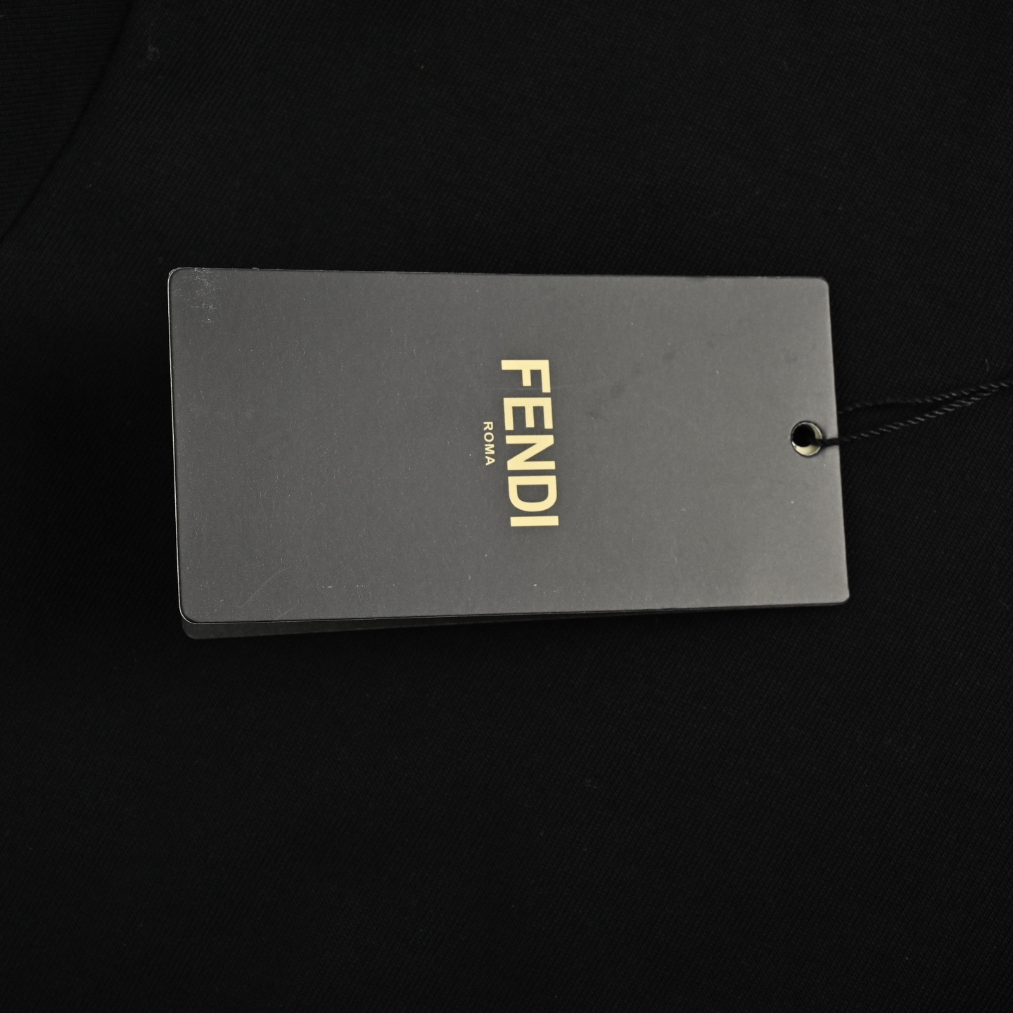 Fendi 24ss FF silver label laminated logo short sleeve