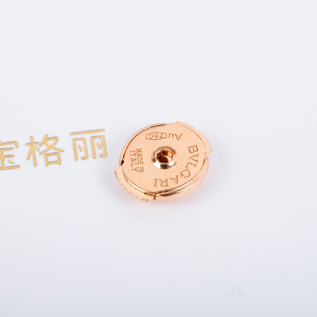 Bulgari fan-shaped earrings