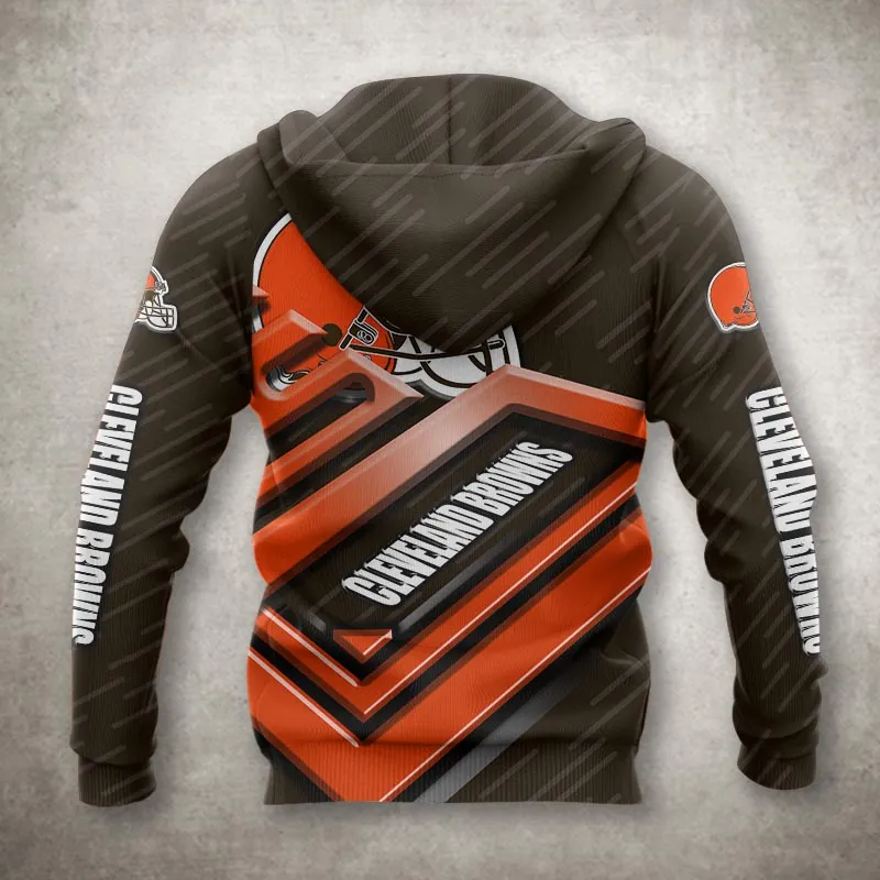 CLEVELAND BROWNS 3D HOODIE DK4379