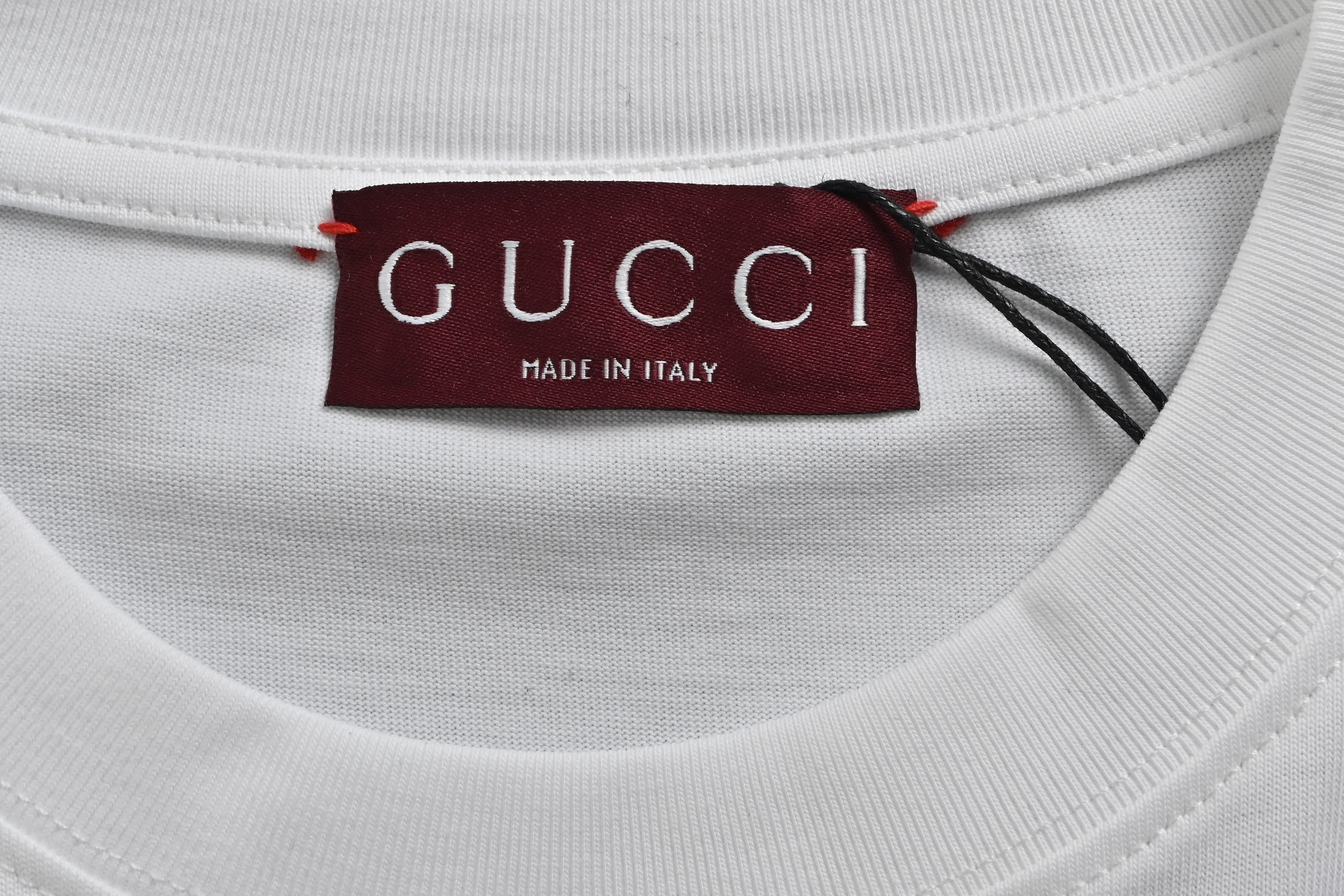 Gucci 25ss pattern lettering logo print short sleeves