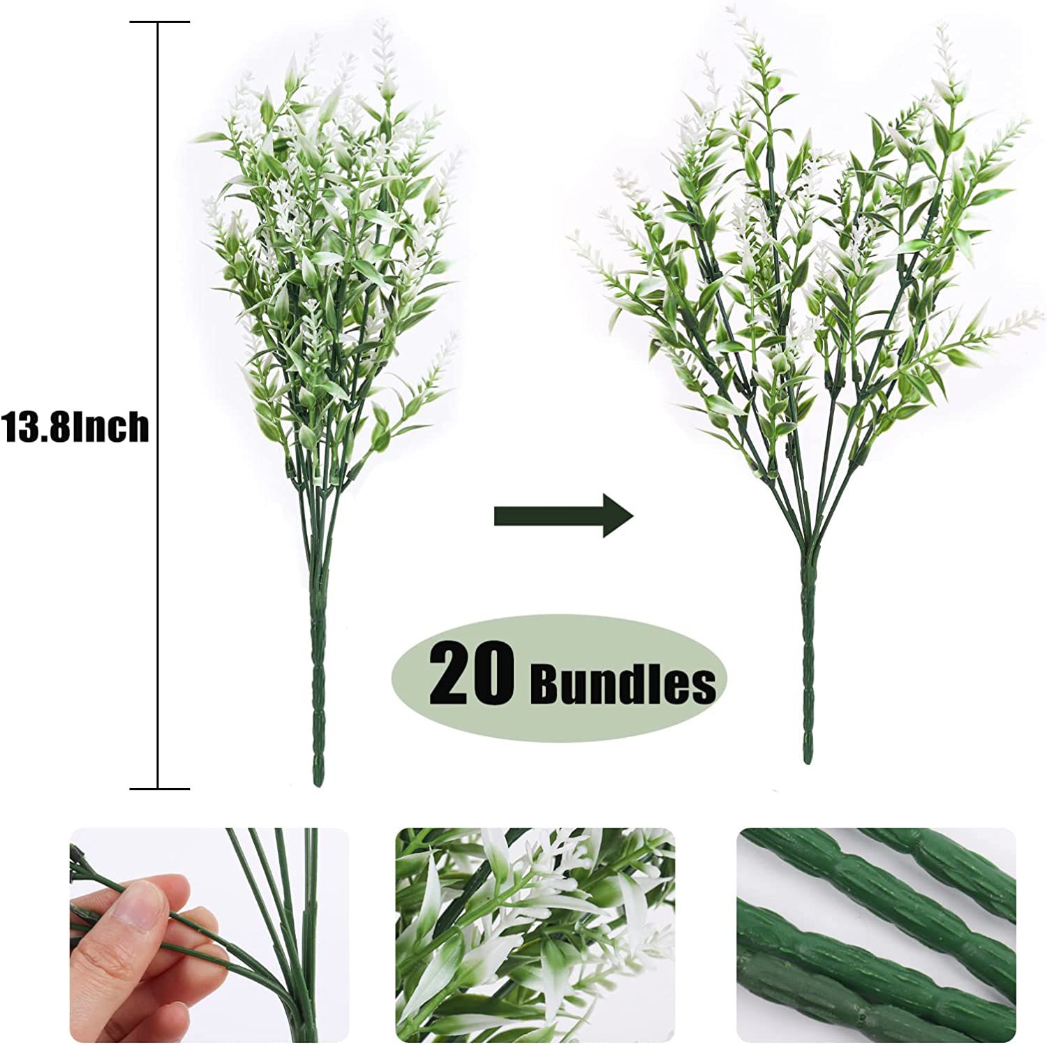 🏆Flash Sale⚡Artificial Outdoor Sunset Lavender Flowers - UV resistant, Waterproof, Windproof