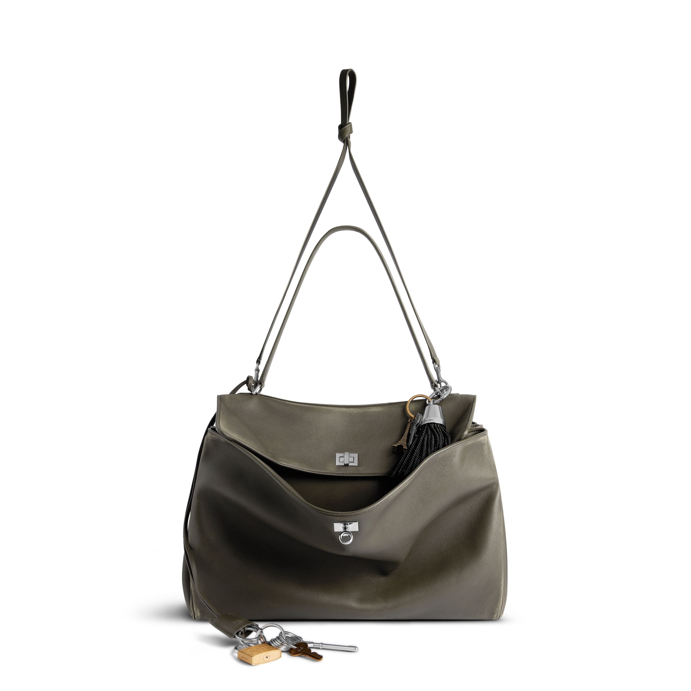Balenciaga Women's Rodeo Handbag Large With Charms7897442AA7T3503