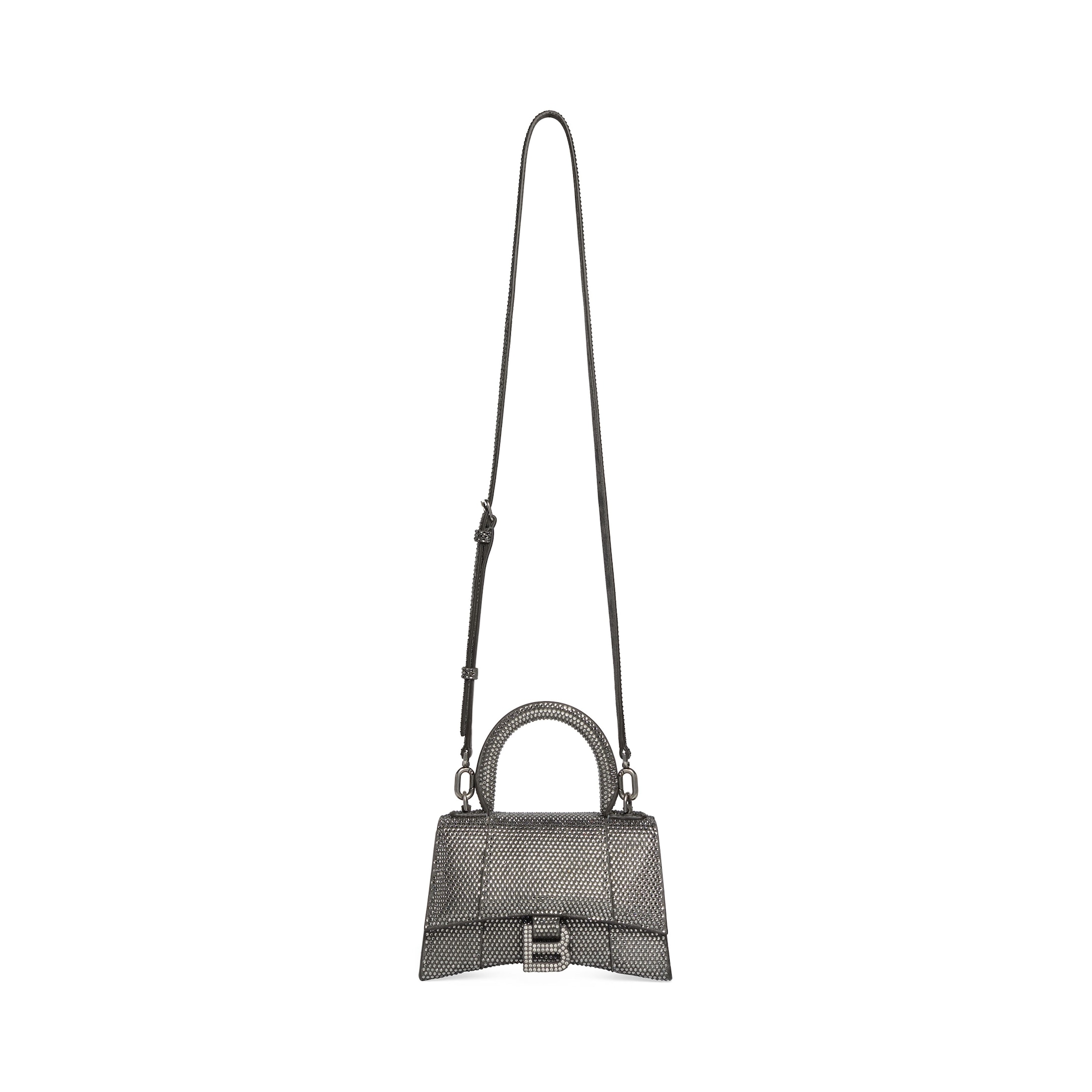 Balenciaga Hourglass Handbag Xs With Rhinestones59283328D0Y1272