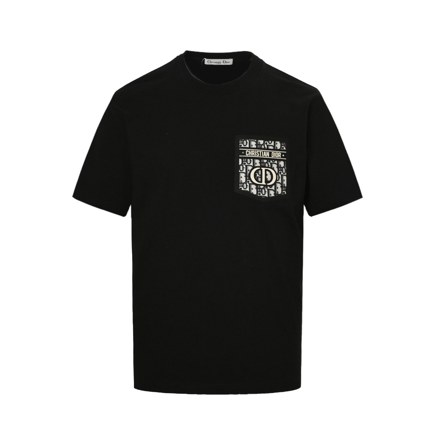 Dior 25ss monogram pocket laminated short sleeve
