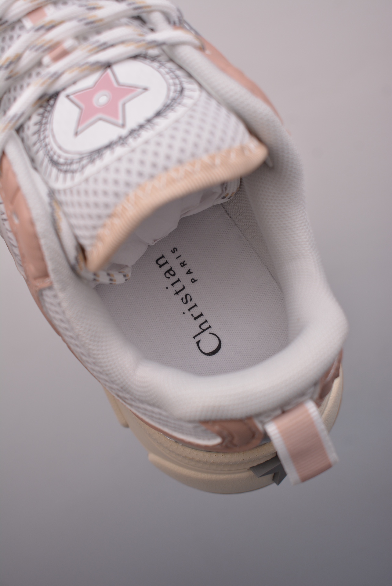 DIOR Chrono sneakers pink, white and grey