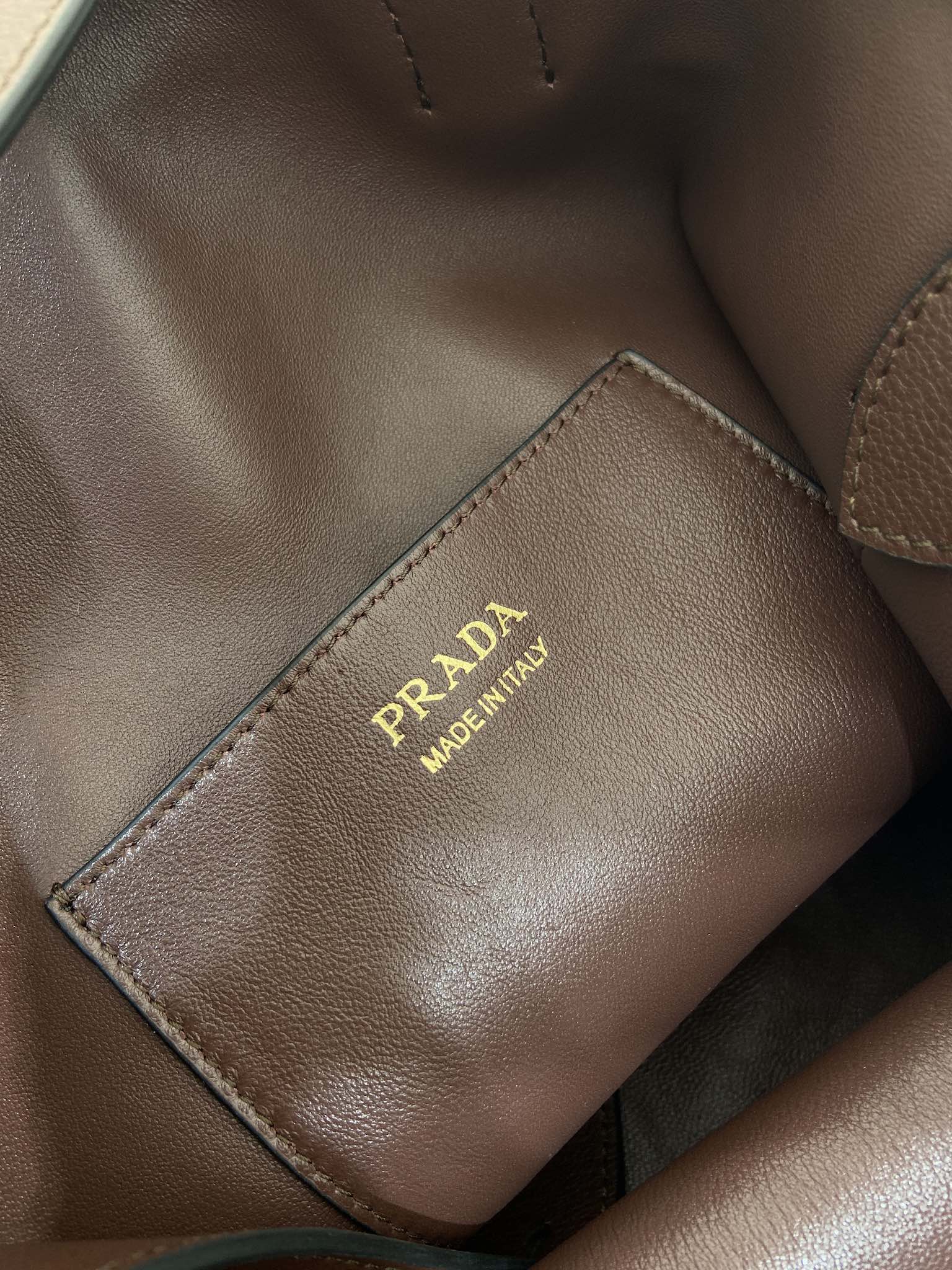 Prada Buckle Handbag 1BE085