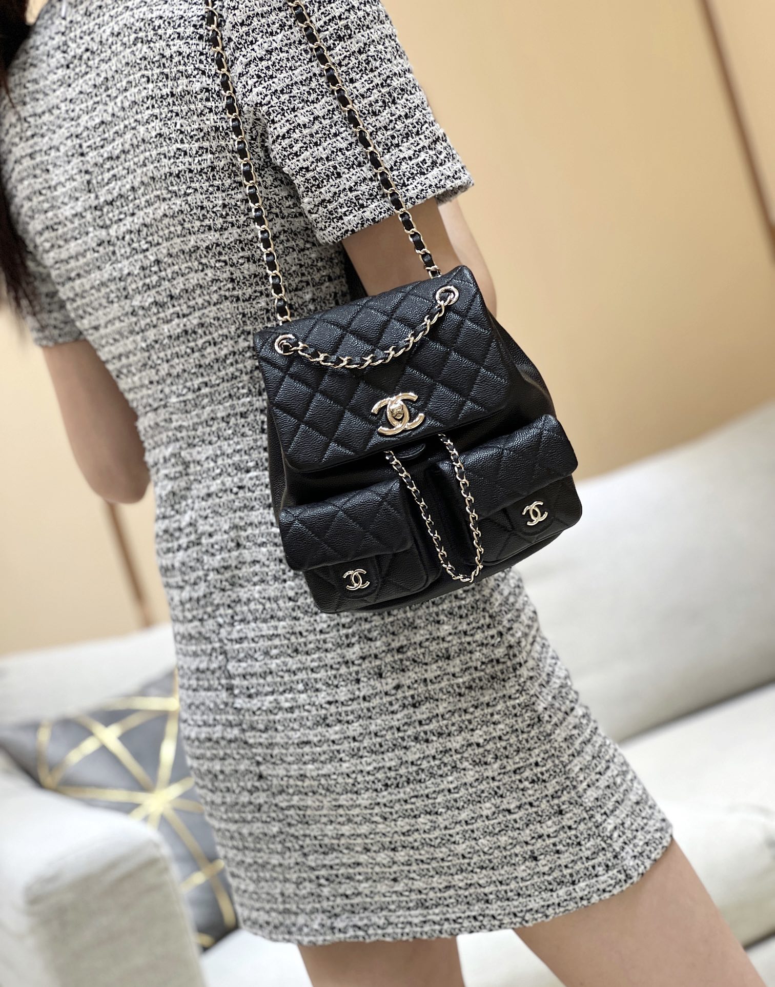 Chanel 24A duma backpack AS3860 00158