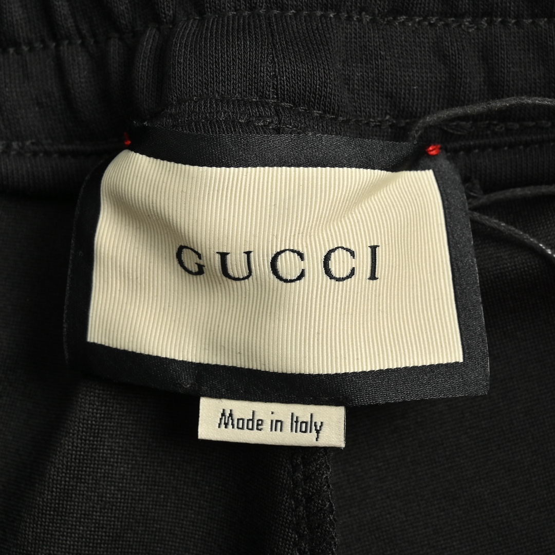 Gucci 24Fw Double G embroidered 3M reflective webbing trousers