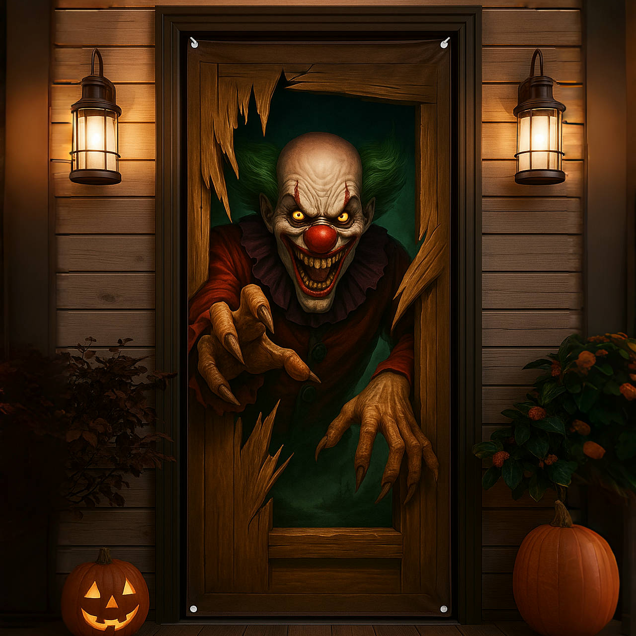 Spooky Halloween Horror Door Decals