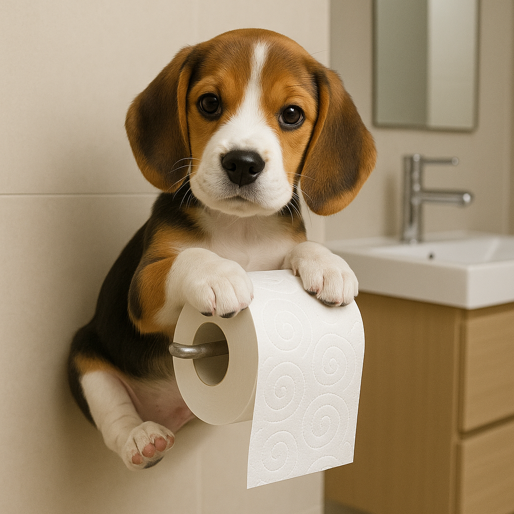 Paw-lease Hold Toilet Paper Buddy