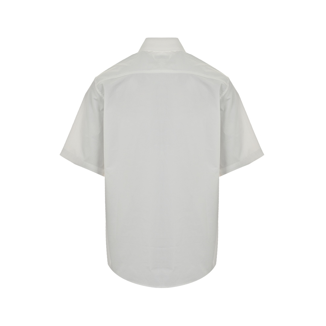 Gucci 24ss short-sleeved shirt with embossed logo on chest
