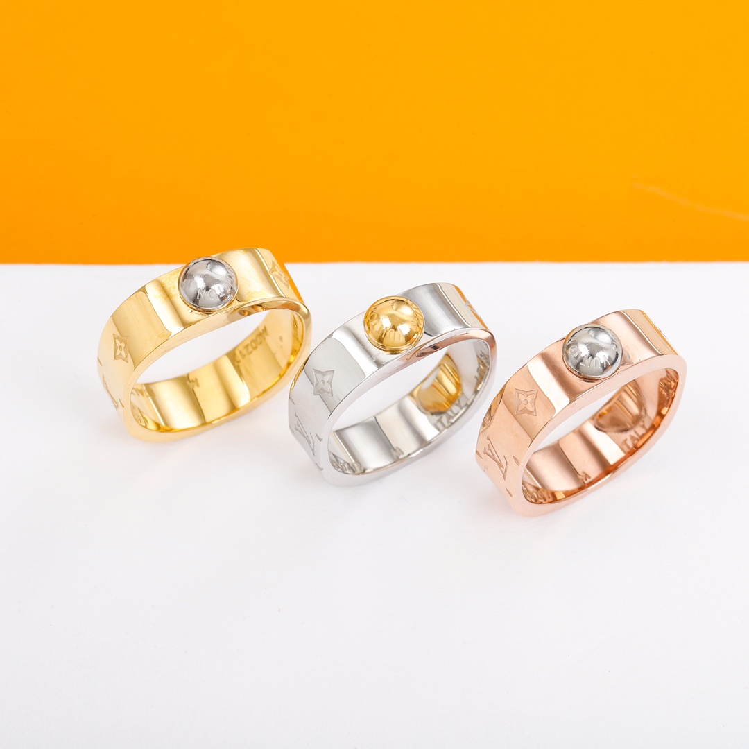 Louis Vuitton Square Couple Ring