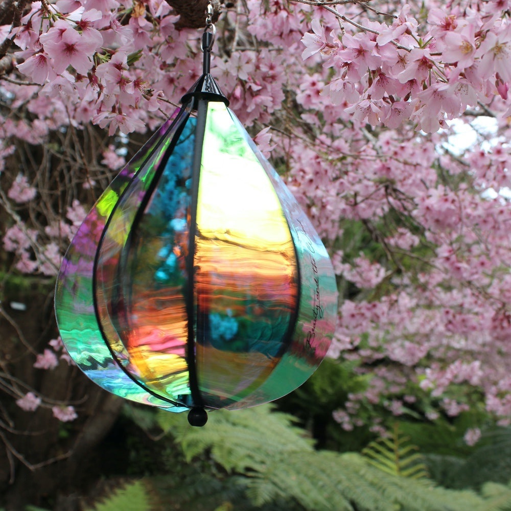 🔥Last Day 50% OFF🔥Rainbow Spinning Garden Wind Art