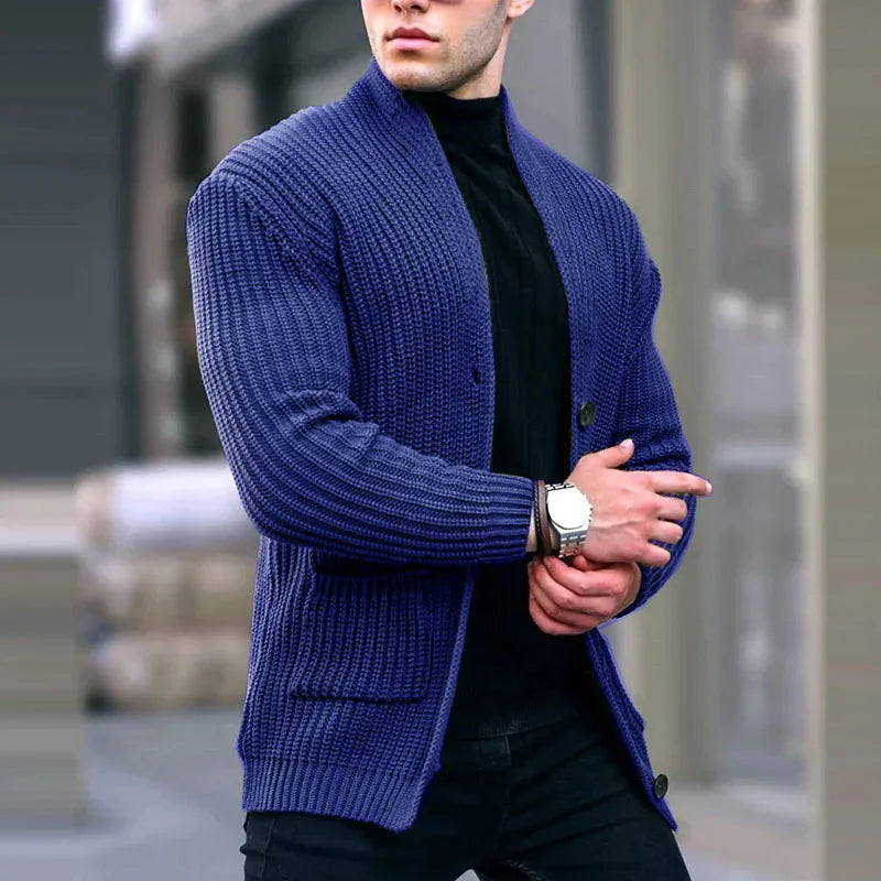 Fashionable men's cardigan