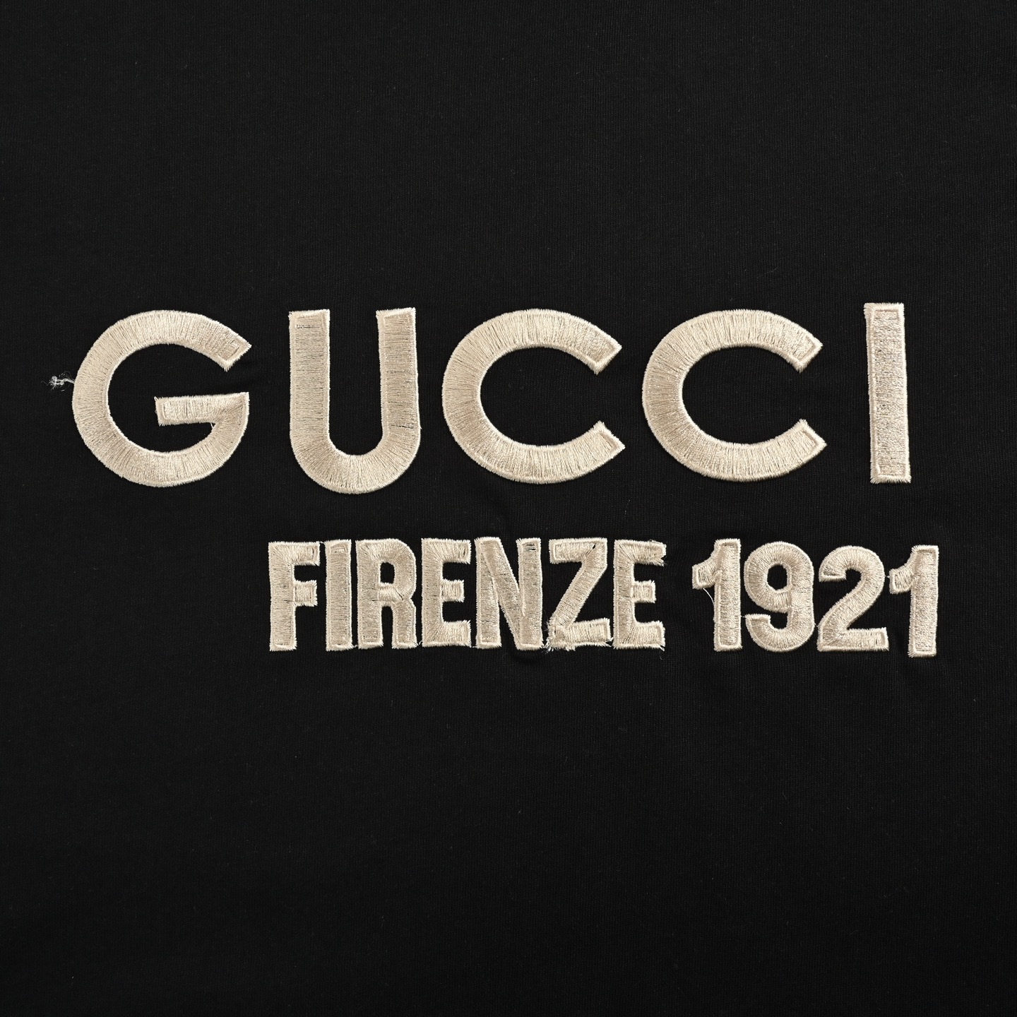 Gucci Letter Embroidered Short Sleeve