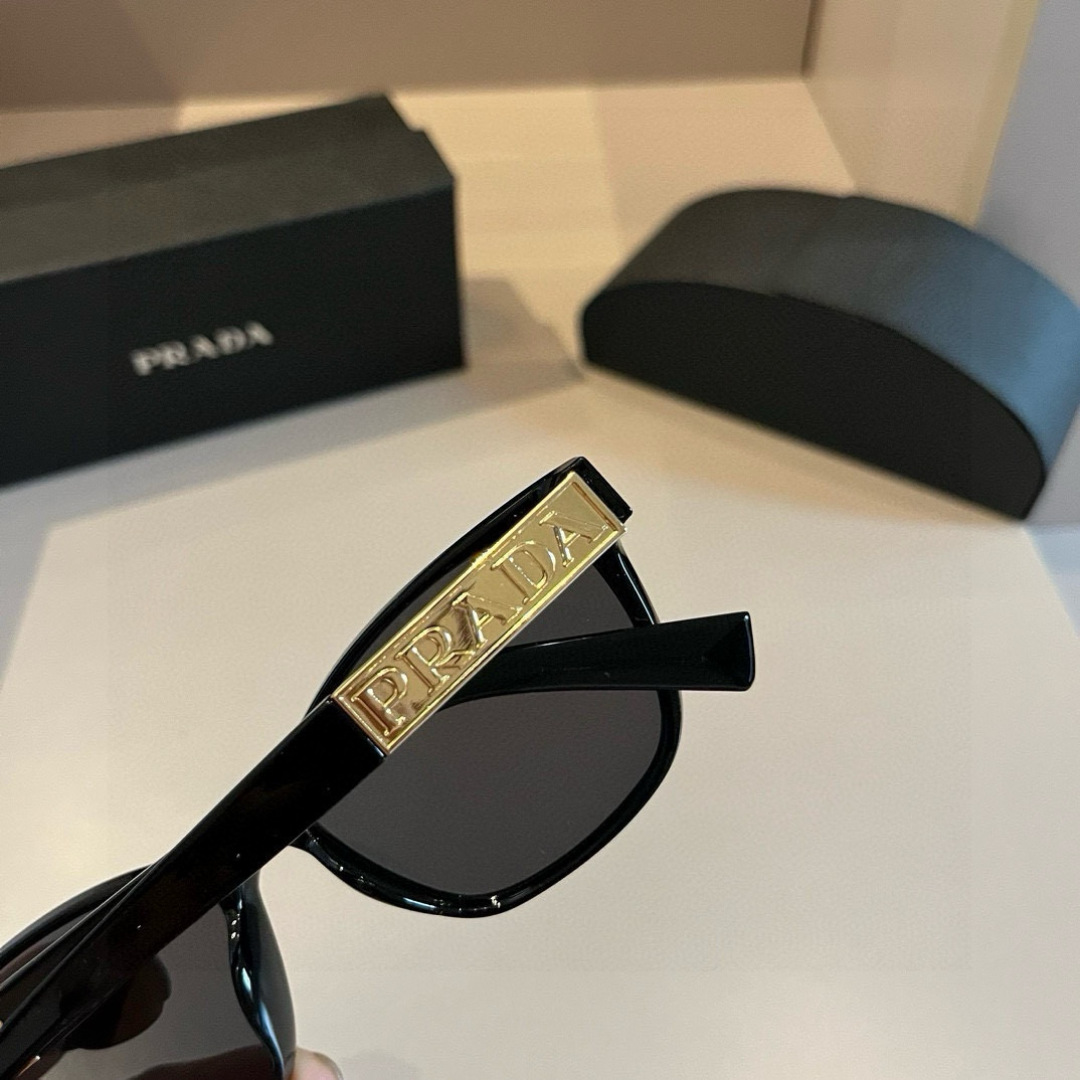 Prada round frame sunglasses
